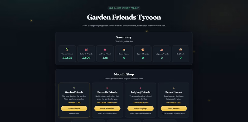 Garden Friends project preview